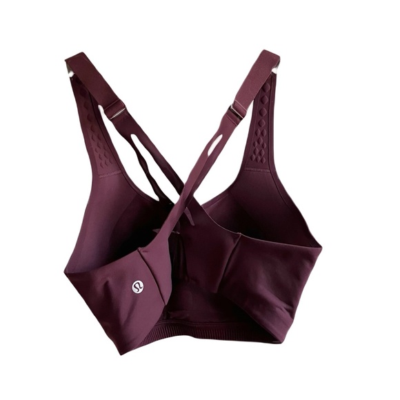 Lululemon AirSupport Bra High Support Size 34D Purple Ultralu Sports Bra Running - Picture 5 of 14